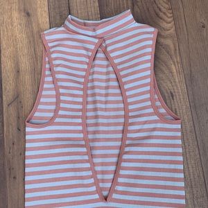 Open back ribbed Bodysuit